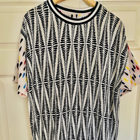 Native Rose T Shirt Dress Multicoloured L - Picture 2 of 8